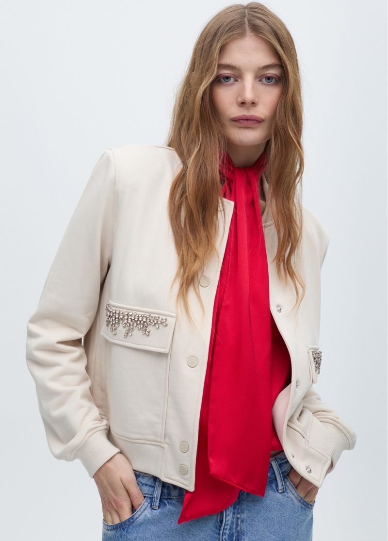 Bomber detalle joya Lola Casademunt