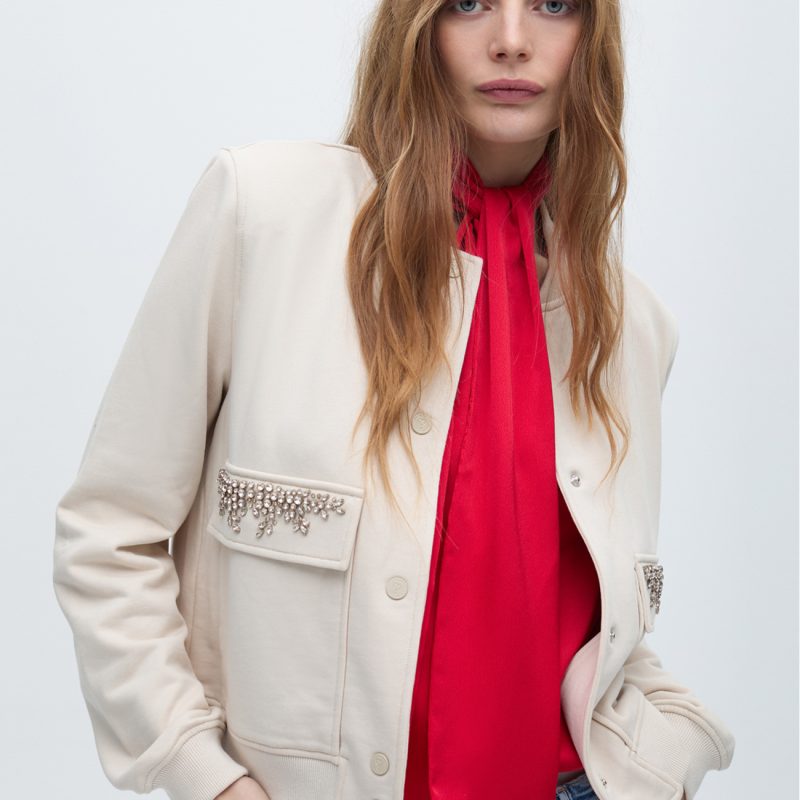 Bomber detalle joya Lola Casademunt