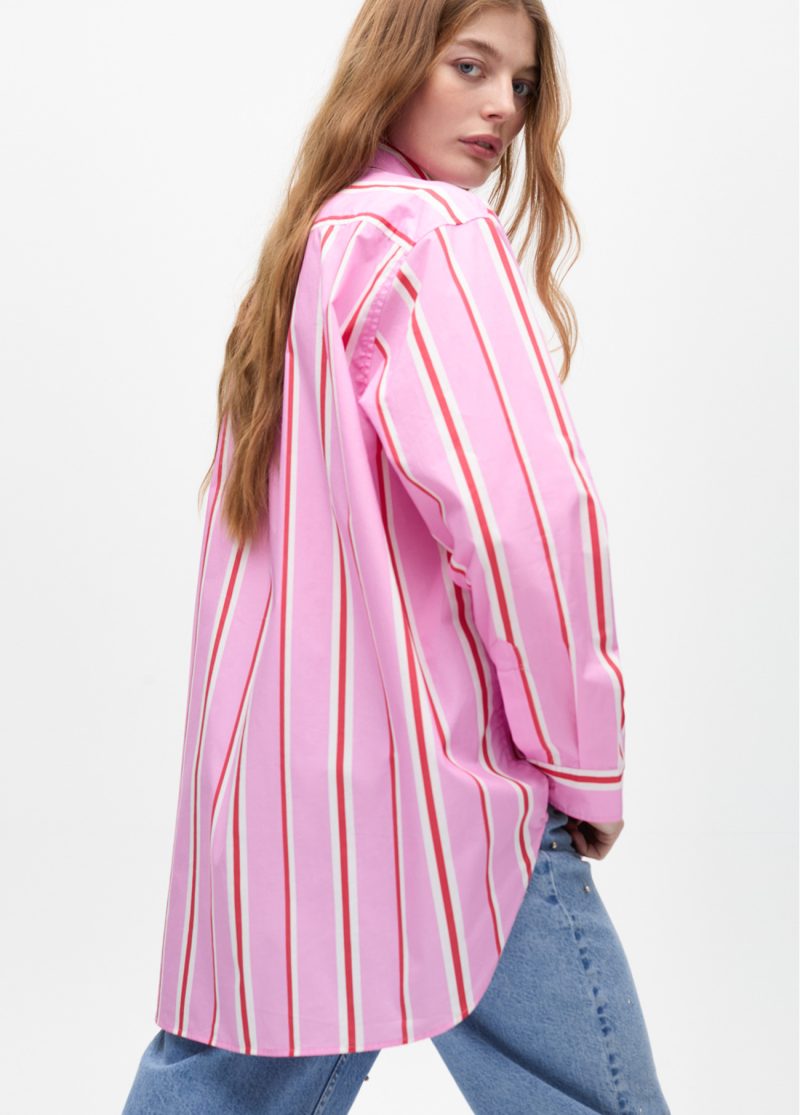 Camisa oversize rayas Lola Casademunt