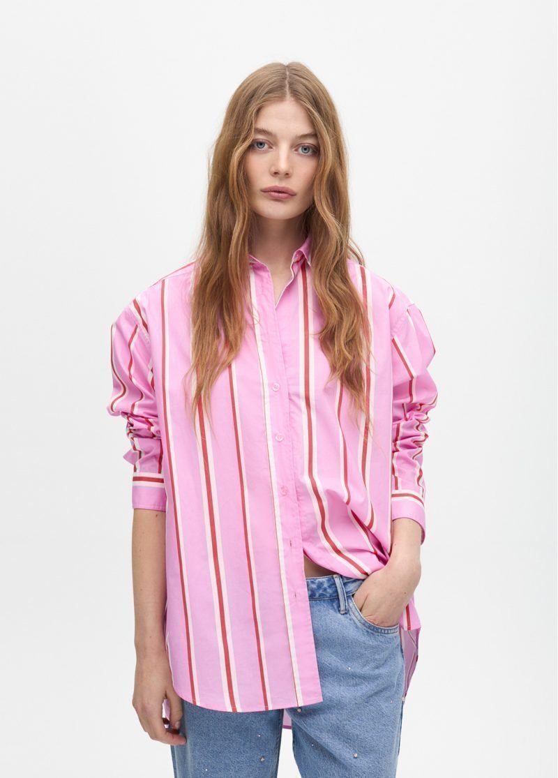 Camisa oversize rayas Lola Casademunt